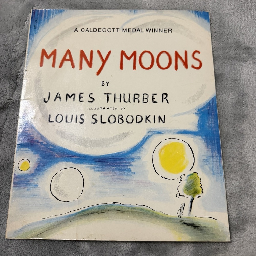Many‎ Moons James Thurber Louis Slobodkin Childrens Paperback Book 1971